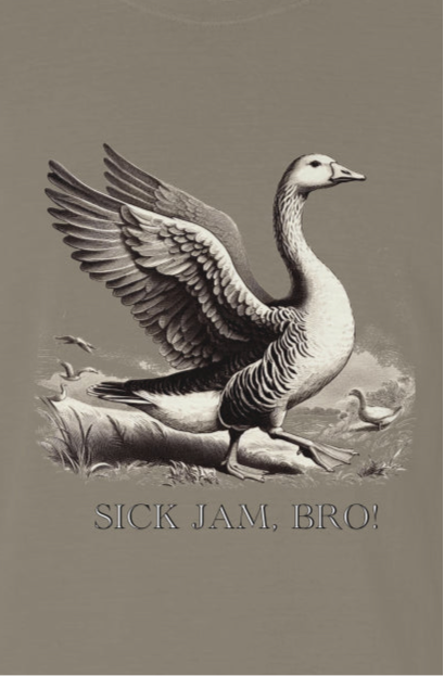 Goose/Sick Jam, Bro! Comfort Colors Heavyweight T Shirt