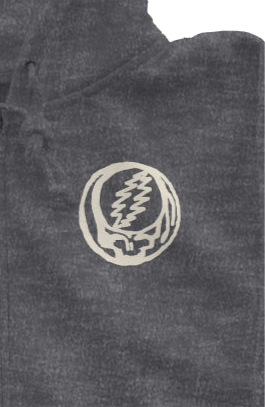 Grateful Dead Embroidered Stealie Independent Zip Hoodie