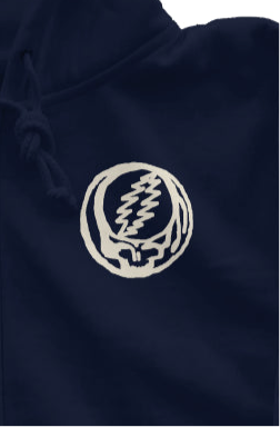 Grateful Dead Embroidered Stealie Independent Zip Hoodie