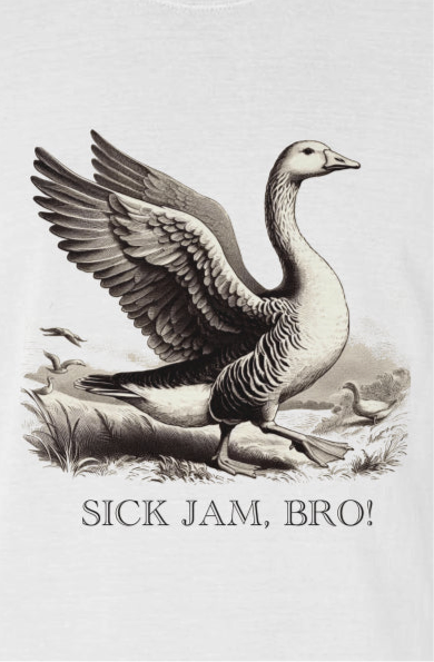 Goose/Sick Jam, Bro! Comfort Colors Heavyweight T Shirt