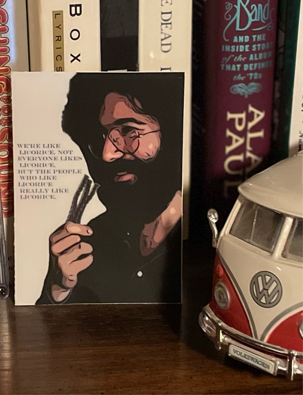 Jerry Garcia Licorice Sticker 3"x4"